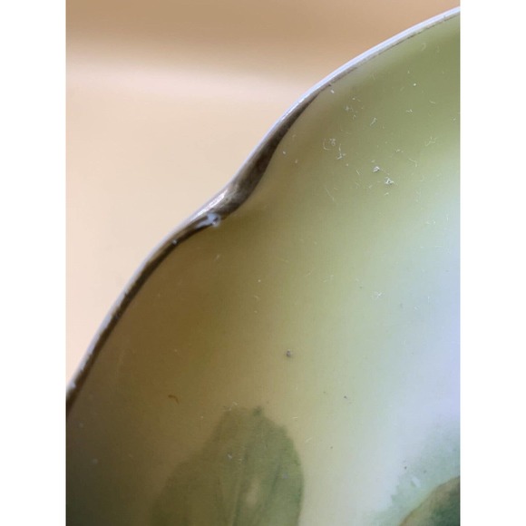 Beautiful Antique J & C Jaeger & Co. Bavaria Louise Fruit Plate A. Koch Signed - Picture 11 of 11